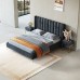 cozzhome Modern King-Size Bed – Sleek and Sturdy Platform Bed for Ultimate Comfort and Style